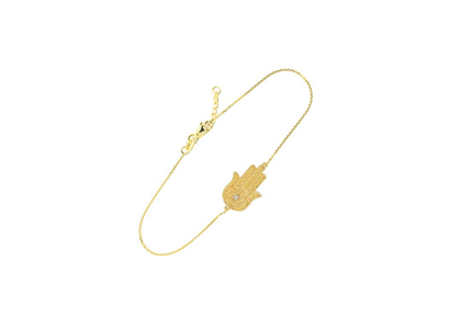 Hamsa CZ Studded Fashion Bracelet